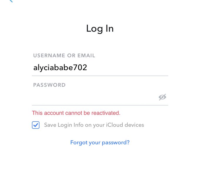 1 pic. My instagram & Snapchat have be deactivated again ??‍♀️?? 
I haven’t even been active lately.
Someone