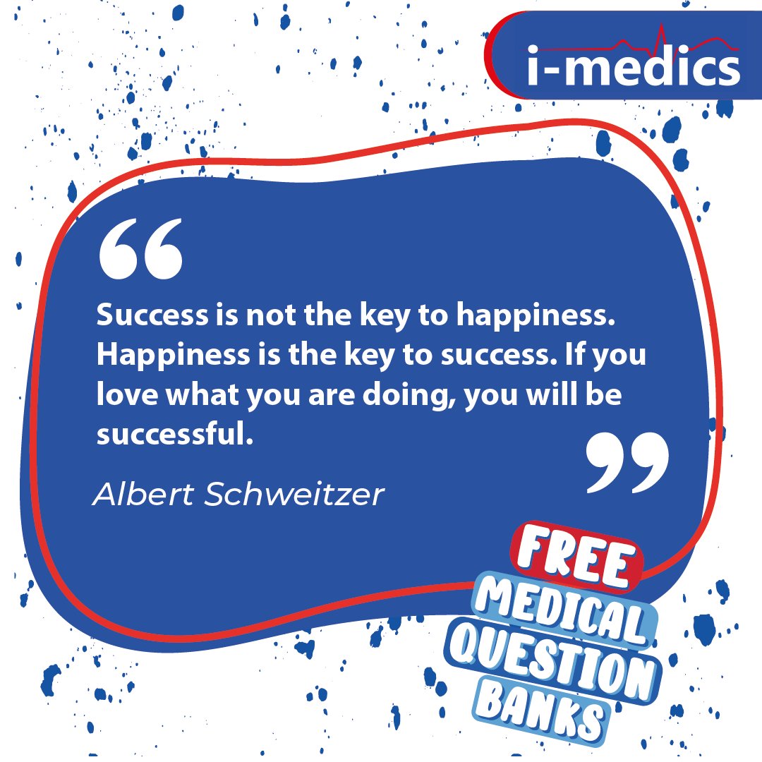 inspire_medics's tweet photo. Inspirational Quote!
π¨ββοΈ Check out the i-medics FREE exam question banks. π¨ββοΈ
β
UCAT * MSRA * PLAB 1* AKT * MRCP * I&R MCQ * MRCPsych * UKFP SJT * UKMLA
β
Follow, Like and Share!
π https://t.co/665BV2fY1W
#doctor #imedics https://t.co/VGC4HJGYsi