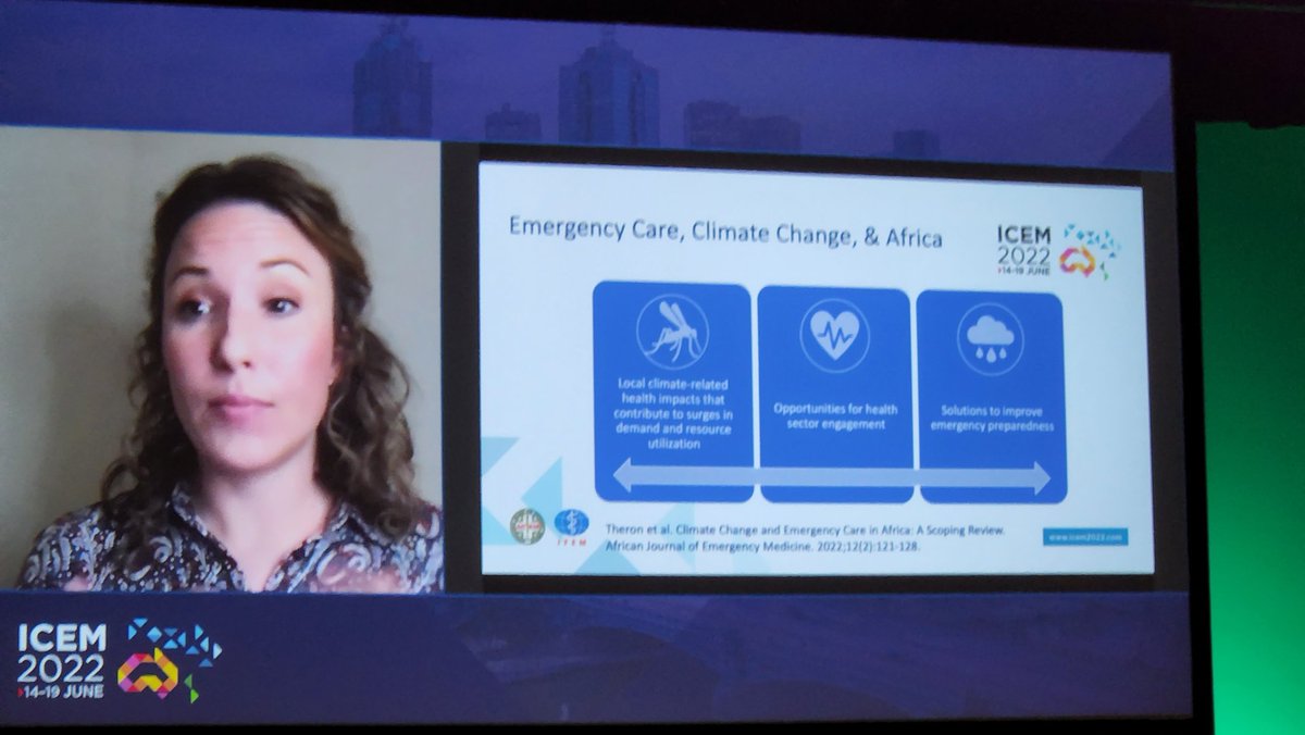 MulindaNyirenda's tweet photo. Great examples of how Africa is navigating climate change to deliver emergency care effectively and appropriately by Caitlin Rublee #ICEM2022 @AFEM_President @afemafrica @AfJEM https://t.co/GqCBnHjfs0