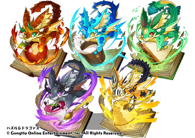 ダンジョンに出てくるモンスター。
1枚目はすでにガチャ出てきているキャラクターに合わせて色違いをデザインしたもので2枚目のほうは性格でデザインしてます。色違いはすごく楽しいですが5種類の特徴を出すのが大変です。
#パズドラ
#茶壱の倉庫 