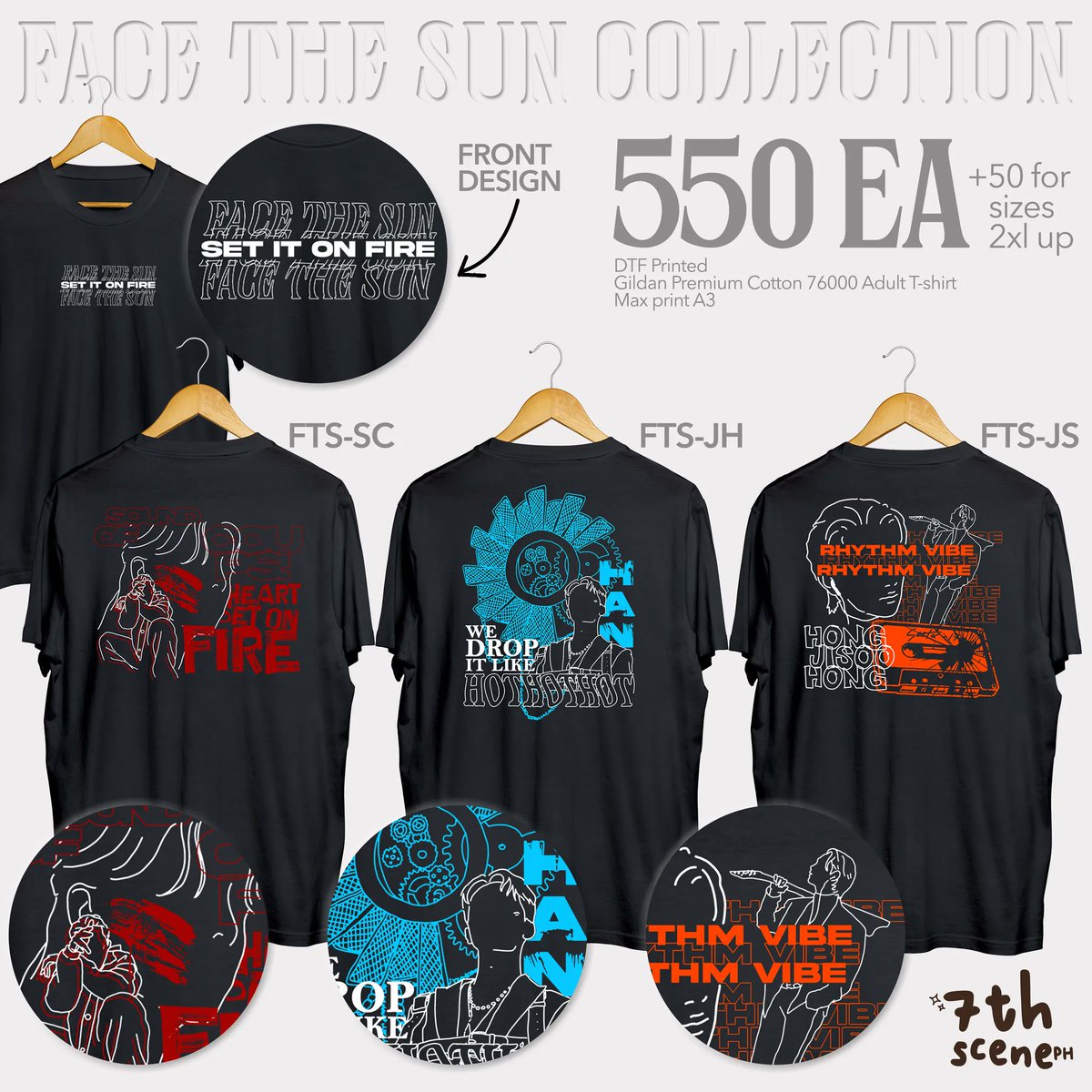 7thsceneph's tweet photo. FACE THE SUN COLLECTION ☀️
by @7thsceneph 

💸 ₱550-600 (+ SF)
🗓️ DOO: 07/02
🧾 DOP: 07/03
⏳ ETA: 2-3 wks after DOP

you know what to do, you know what to do 🎶 ➡️  https://t.co/gGjbBheOVa

at least 50% DP PAYO 🔐

#7thSPHCollections https://t.co/MW9kgGDWe0