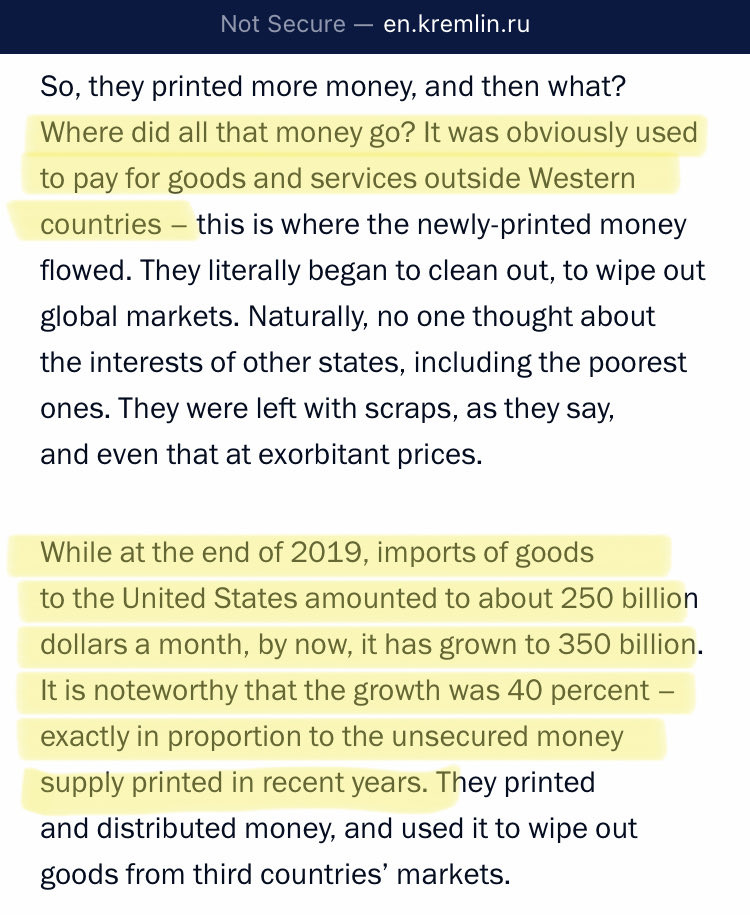 BankerWeimar's tweet image. Anyone have any ideas why Putin understands this better than most economists and pundits in the west?