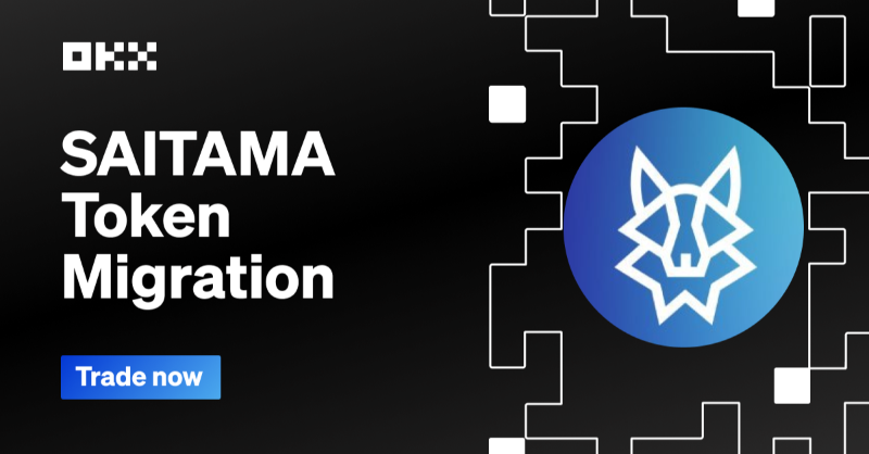 okx's tweet photo. 📢  Pleased to announce we have completed the token migration &amp; distributed SAITAMA @WeAreSaitama to all eligible users at a ratio of 1,000,000 : 1.

▶ Deposit &amp; SAITAMA/USDT Spot trading NOW open 🟢

Trade now ⤵️