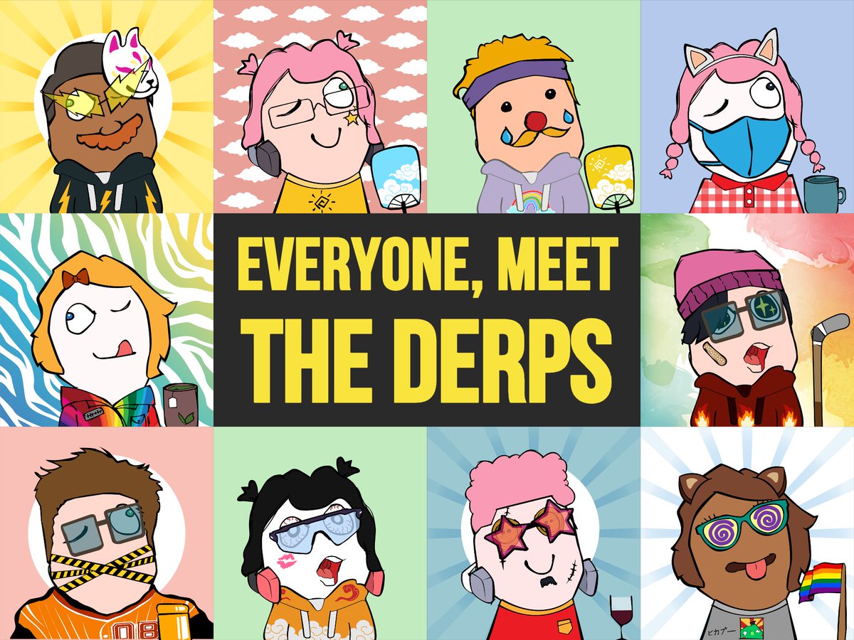 derp.life NFT tweet media