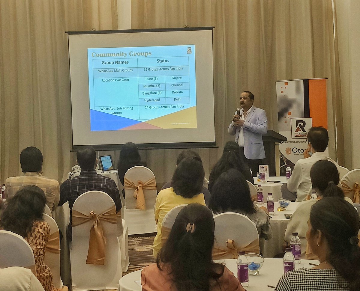 Saurabh Karnik (@saurabh_karnik1) on Twitter photo It's good to meet #HR professionals after long time! Attending meetup organised by <a href="/recruiting_adda/">Recruiting ADDA</a>
#rameetuppun It's good to meet #HR professionals after long time! Attending meetup organised by <a href="/recruiting_adda/">Recruiting ADDA</a>
#rameetuppun