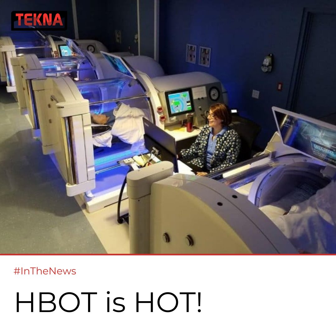 TeknaHyperbaric's tweet photo. #InTheNews 📰 💬 ""Oxygen is the sweet, sweet tonic for a host of ailments, especially those that have come to the forefront through Covid-19."" 📖 Read the full article here: https://t.co/oaKopLZP4h #Tekna #HBOT #Hot #Oxygen #COVID19 https://t.co/OnuXwsAVVj