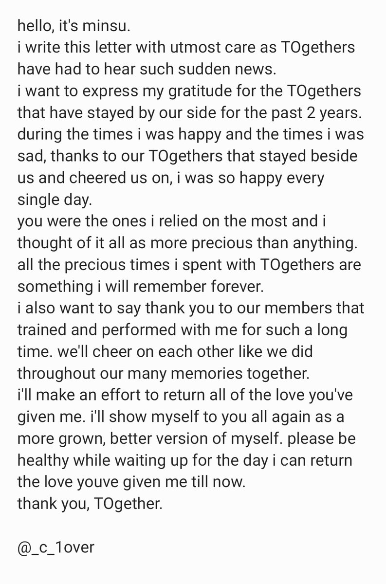 _c_1over's tweet photo. from #minsu
english translation https://t.co/Tko2Hb6BMB