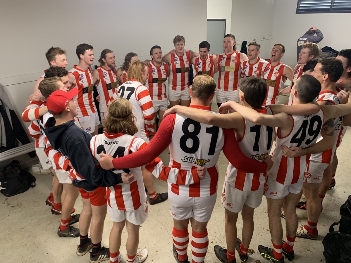 SAT SCOREBOARD //
 
FOOTBALL //

Great start by 1sts, a 56 point lead at the main break 

PROGRESS SCORE // Seniors H/T | CSU 11.6-72 lead Coleambally 2.4-16

COMPLETE // Reserves | CSU 11.20-86 def Coleambally 1.3-9

📸: Laddy set shot; Ressies up &amp; about with the song