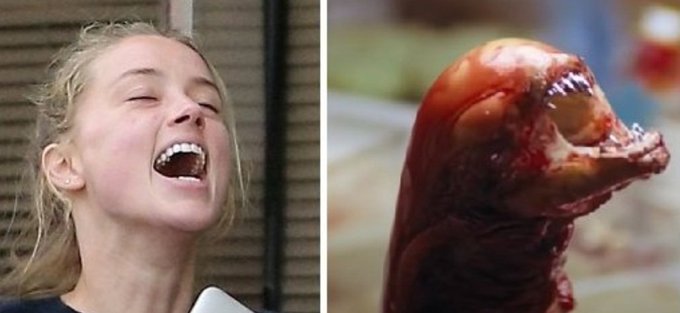 ChrisRaine3's tweet image. Amber Heard interview "I just want people to see my human side".