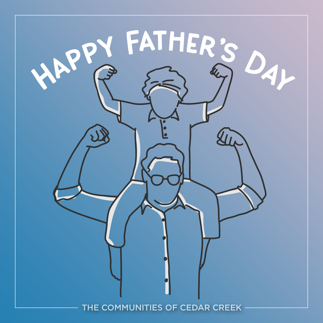 CedarCreekKC's tweet photo. Happy Father’s Day!
Wishing all you dads a mighty good #FathersDay weekend!
#Family #HistoryQualityCommunity #CedarCreekKC #HappyFathersDay #FathersDay2022 https://t.co/Lz5SzD7Vth