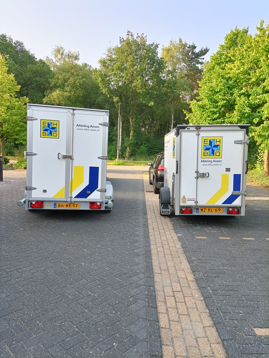 Daar gaan ze.... Een week logeren. De EHBO afdeling Assen start van de TT-week. <a href="/ttcircuitassen/">TT Circuit Assen</a> <a href="/TTFestivalAssen/">TT Festival</a> <a href="/ttrunassen/">TT-Run Assen</a> .