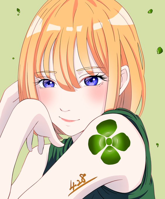 かなたさんがTwitterに投稿した中野四葉(五等分の花嫁)のイラスト。
