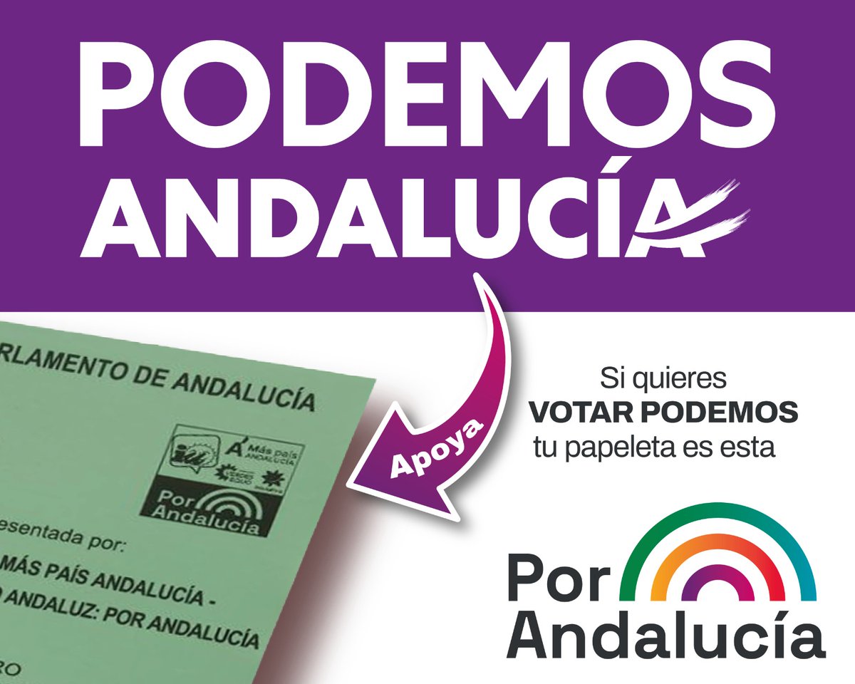 #PorAndalucia #VotaPorAndalucia