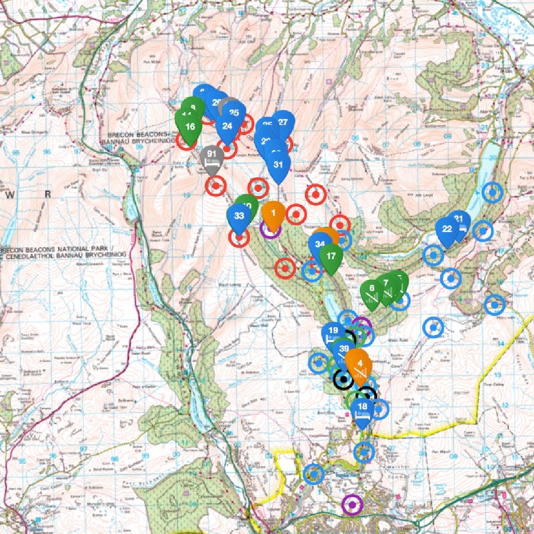 On the tracking - where everyone was at 12noon......in the rain😯 🌧️