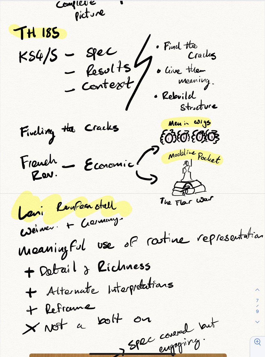 SPBeale's tweet photo. When you listen to @CitoyenneClaire talk about representation at KS4/5 it can’t help but inspire you to find the cracks in the specification and tear them open to allow a richer, fuller & more diverse history flourish in your exam teaching. #PHconf22 https://t.co/nW74ubMUpD