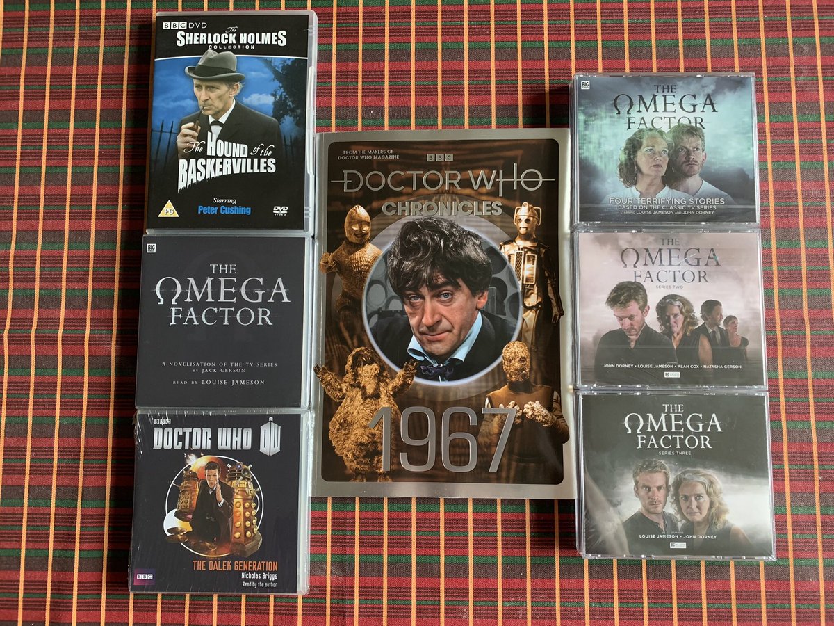 Today’s delivery of goodies!

Thank you @bigfinish @thewhoshop #WorldOfBooks