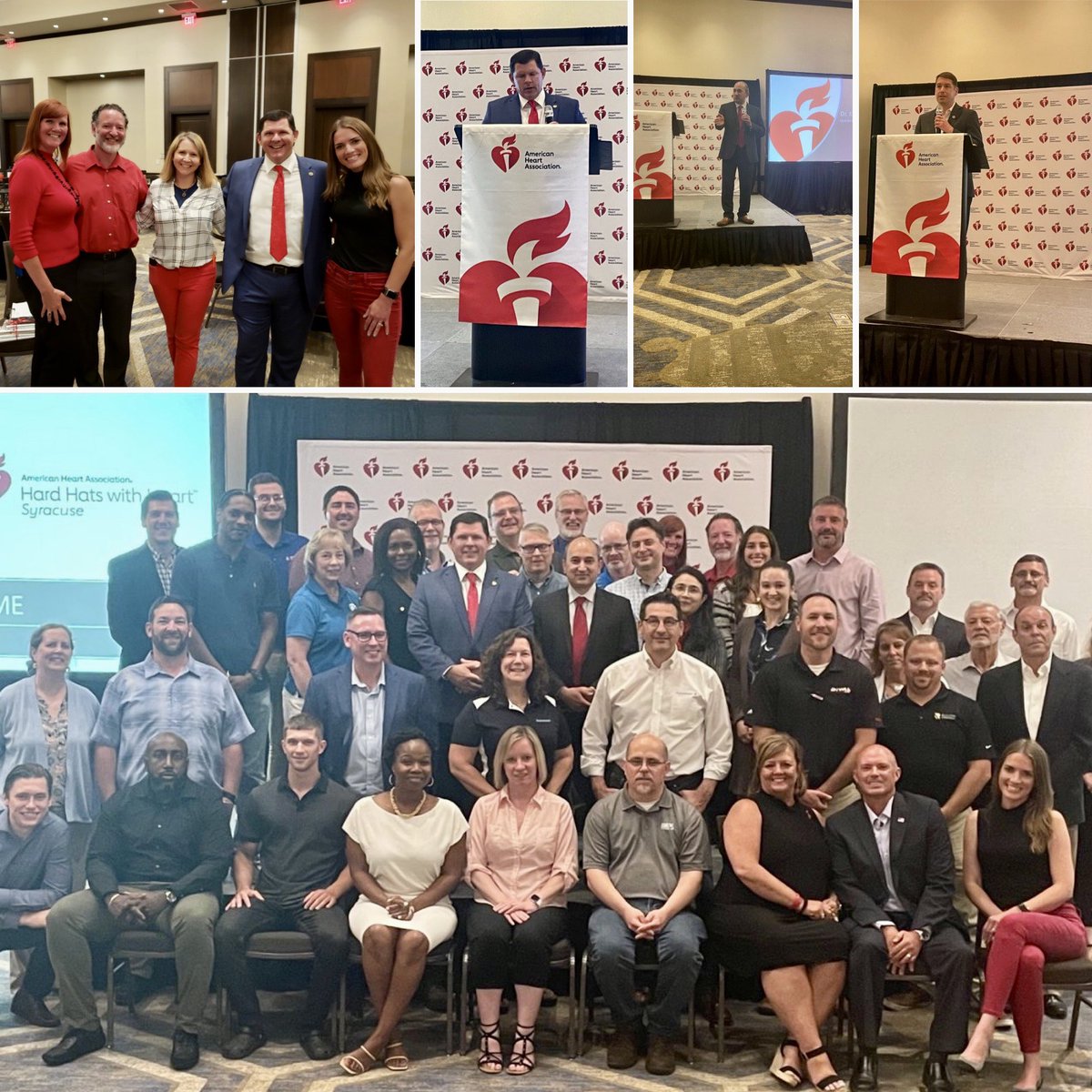 Local 43 was proud to be  presenting sponsor for the 4th annual Hard Hats with Heart Event with the AHA. 
Spreading needed awareness around heart health in our industry. Engaging construction workers &amp; companies across our region inspiring them to live longer, healthier lives.