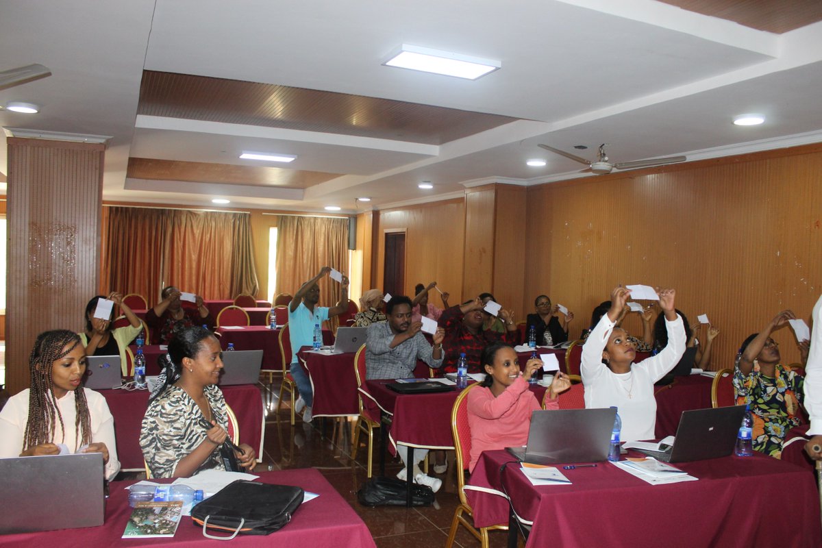 women_ewla's tweet photo. #Happning Now
Ethiopian Women Lawyers Association, in collaboration with “Woman Kind Worldwide” Project, is conducting an awareness raising workshop on “Advocacy Strategy” at Bischofu, Adulala Resort and Spa for its staff members from EWLA Headquarter and 8 Regional Branches. https://t.co/13gXWS8rR3