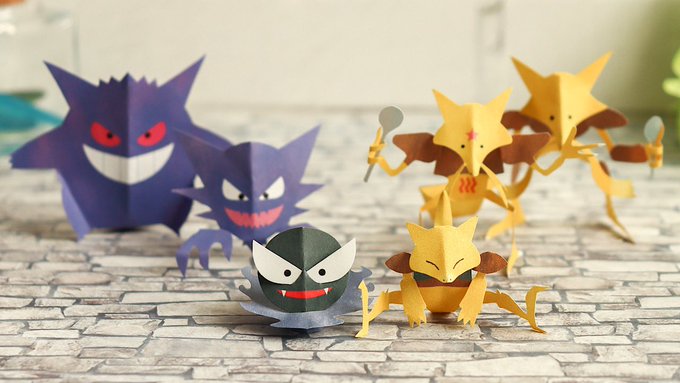 ポケモン 凄すぎ おりがみとハサミでポケモン クオリティ高すぎる ポケブラリー