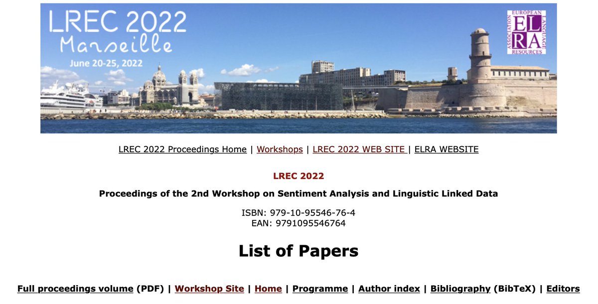 📢 The proceedings of the two workshops I co-organized <a href="/lrec2022/">LREC2022</a> are online 🙂
1) #Term21: lrec-conf.org/proceedings/lr…
2) #SALLD2: lrec-conf.org/proceedings/lr…

#LREC2022