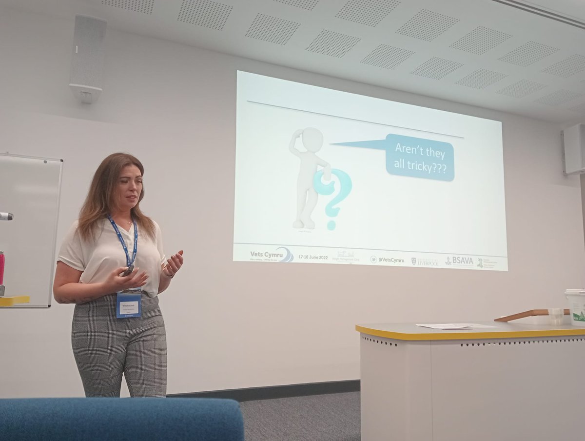 Georgia Woods-Lee doings great job of breaking down complex obesity cases.

#VetsCymru2022