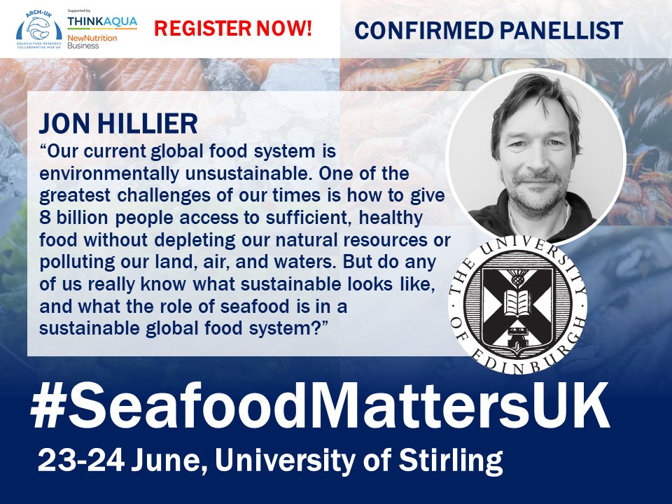 Aquaculture Research Collaborative Hub UK (@aquaculture_hub) on Twitter photo MORE PANELLISTS CONFIRMED #SeafoodMattersUK
23-24 June <a href="/IoAStirling/">Institute of Aquaculture</a>
Discussing:
🐟Is the 99p school meal achievable with #seafood?
🐚 How could seafood improve #nutrition & #health?
🦞Would eating more seafood help the #environment?
REGISTER NOW👉bit.ly/3MU4TGc MORE PANELLISTS CONFIRMED #SeafoodMattersUK
23-24 June <a href="/IoAStirling/">Institute of Aquaculture</a>
Discussing:
🐟Is the 99p school meal achievable with #seafood?
🐚 How could seafood improve #nutrition & #health?
🦞Would eating more seafood help the #environment?
REGISTER NOW👉bit.ly/3MU4TGc