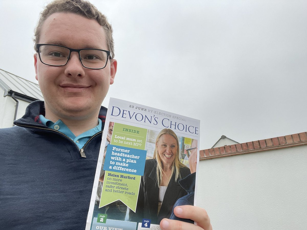 One last push in Tiverton and Honiton to get our fantastic candidate Helen Hurford elected on Thursday!

<a href="/TivHonTories/">Tiverton & Honiton Conservatives</a>