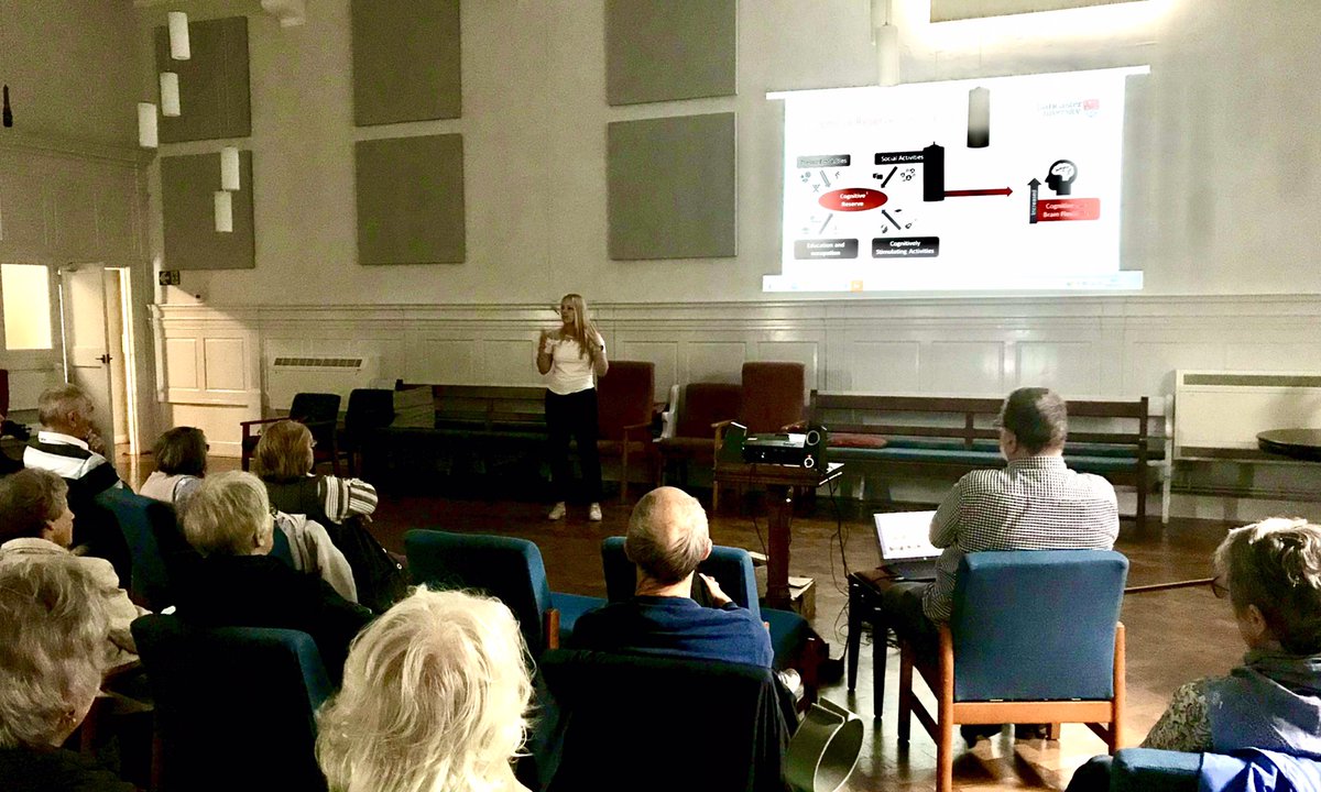 Earlier this month <a href="/NoSA_lab/">Neuroscience of Speech and Action Lab</a> gave a talk about our research to <a href="/u3a_UK/">u3a</a> Lancaster &amp; Morecambe Psychology Group ☕️ We had a blast! Thank you for having us and being such an engaged audience! #ageingresearch