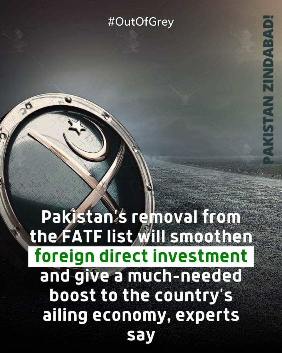 MunawarBhutto55's tweet photo. Well done Pak Team #FATF. Pak Zindabad!
#OutOfGrey
#PakistanZindabad
#PakArmyzindabad https://t.co/h3f7bSZHDg
