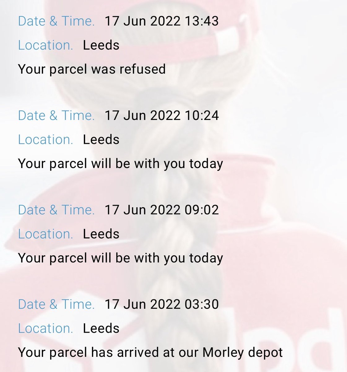 ⁦<a href="/DPDgroup_news/">DPDgroup</a>⁩ -the parcel was NOT refused! Someone was in waiting for this delivery. Paid extra to ensure it was here by yesterday 😡