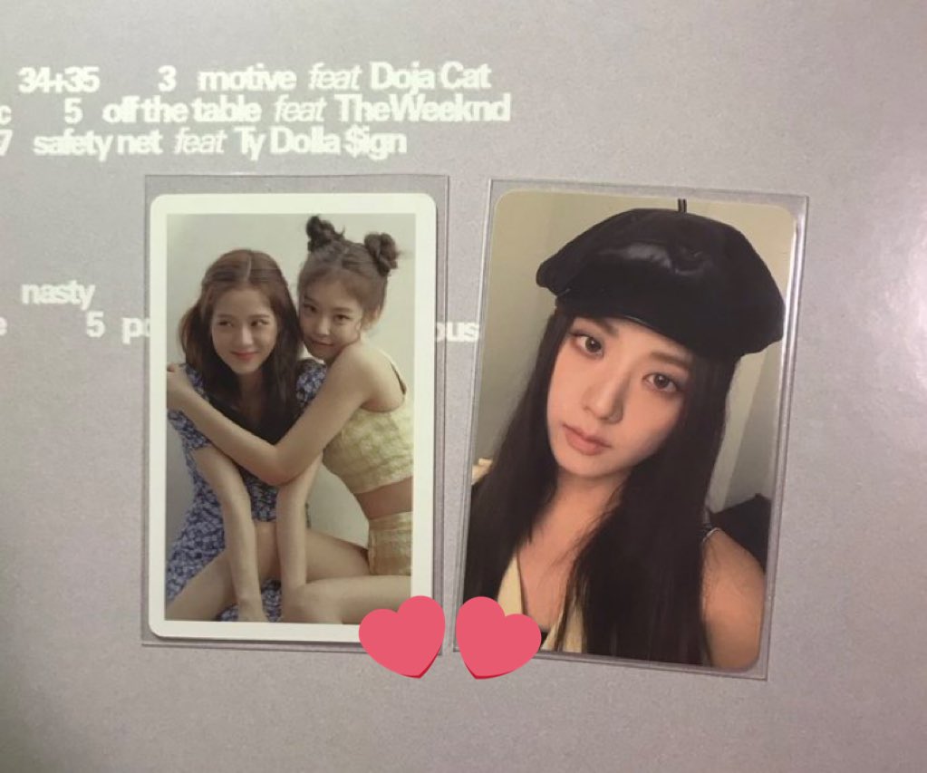 noixdenini's tweet photo. wts lfb ph

Jensoo Welcoming 2020 unit - 600
Beretsoo - 450

*payo = prio / can lower the price* 

# blackpink pc photocard jennie kim jisoo the album pob https://t.co/CzOvYgmWPa