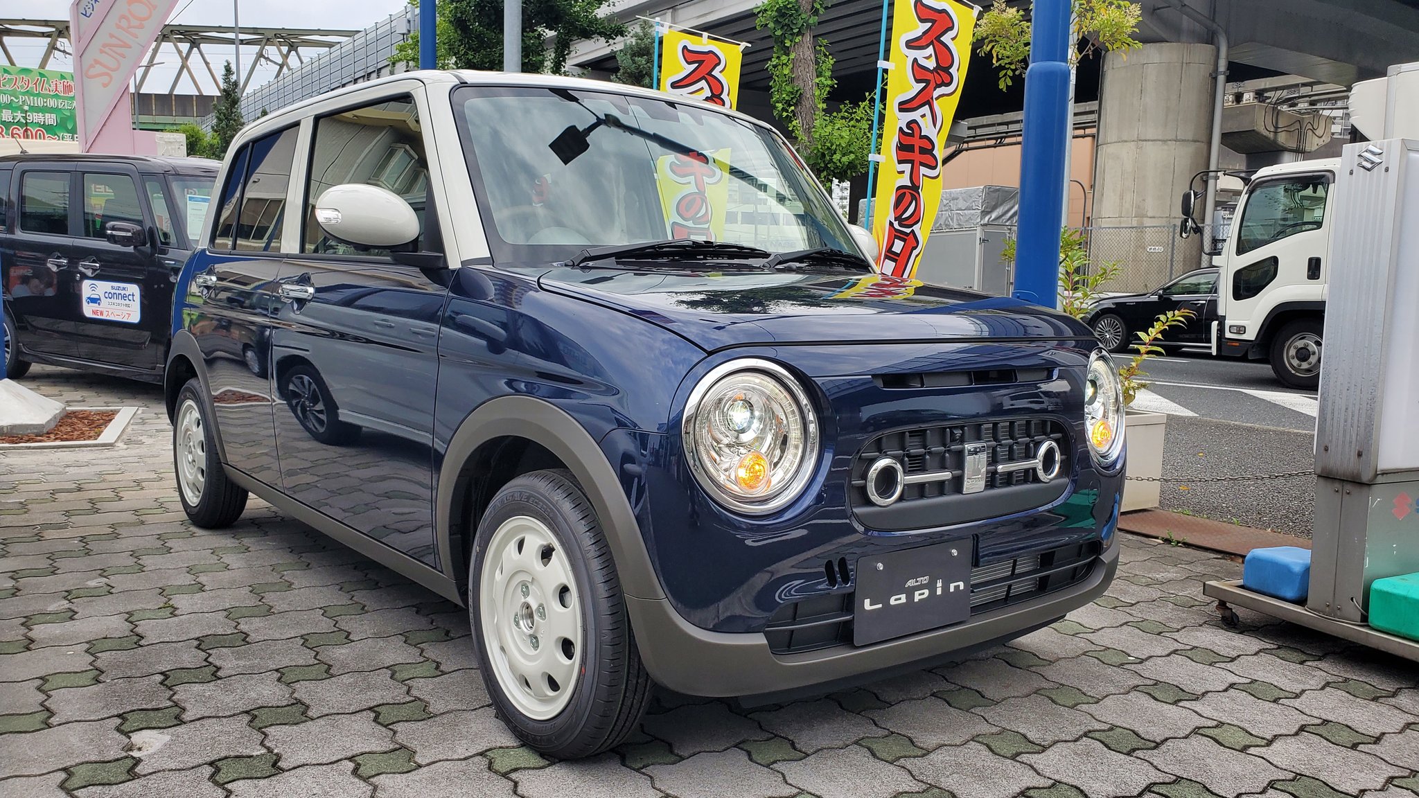 ラパンをミニクーパーに！ライト （スズキ アルトラパン 660 L