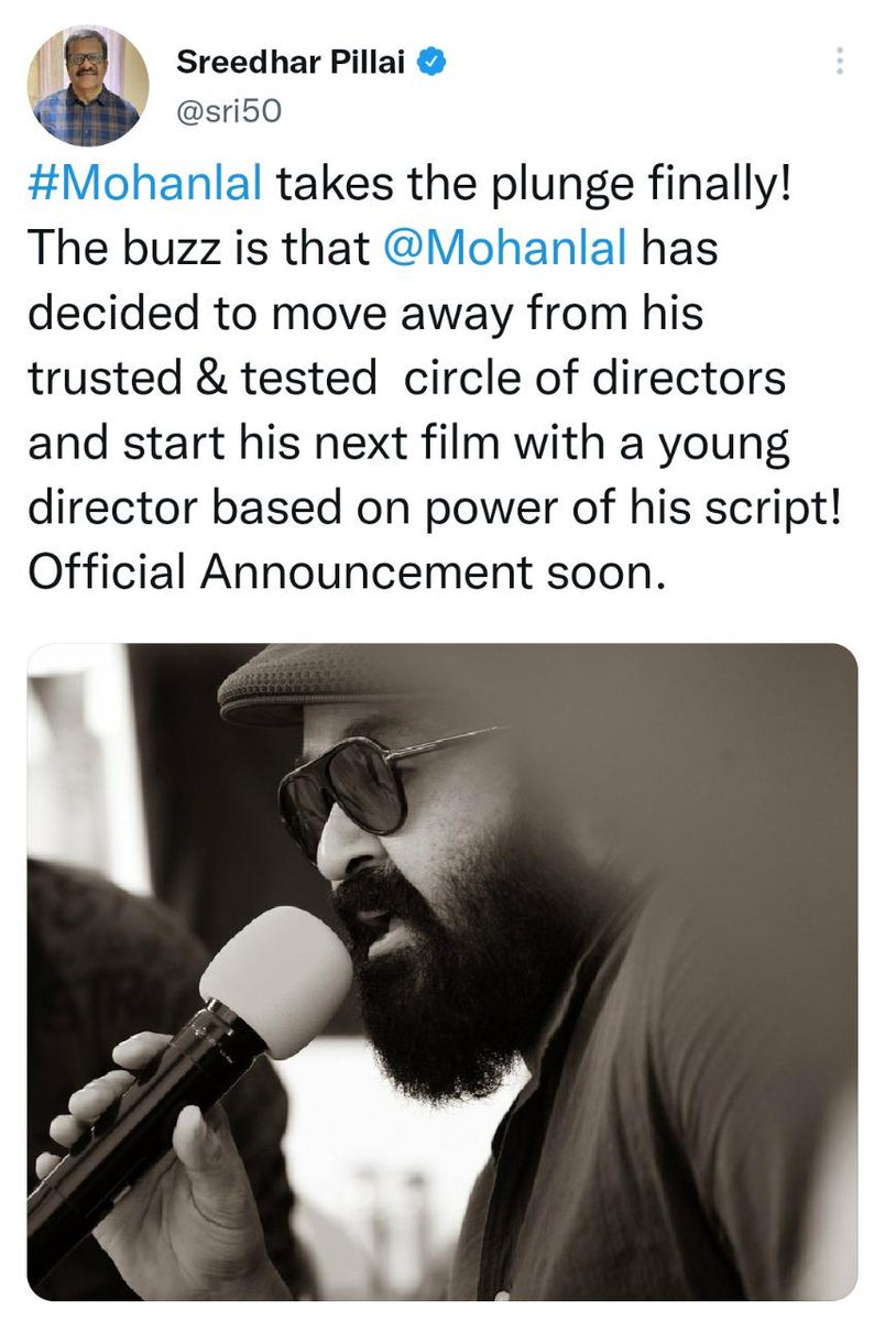 AnoopAT7's tweet photo. ആരംഭികലമാ 😁😁തകിട തത്തി😋😋@Mohanlal https://t.co/36BQnbVaRN