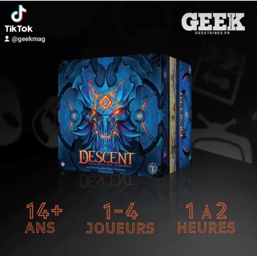 geektribes's tweet photo. Geek Me Fun : Descent, Légendes des Ténèbres ! 🖤
https://t.co/HiyPvkzYDj
@FFGames @Asmodee_fr #JDS #Geek #Descent #GeekMag #TikTok #JDR https://t.co/paHSZrWOTN
