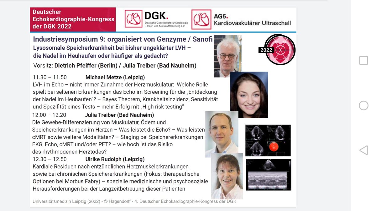 Live is better than online. Die drei Therapie Symposien am Samstag, den 25. Juni 2022 auf dem Deutschen Echokardiographie Kongress der DGK in Leipzig. Anmeldung echokardiographie-leipzig.de #echofirst #echoDGK22