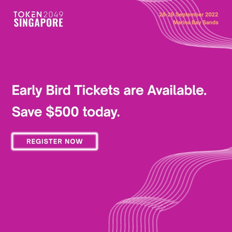 token2049's tweet photo. Meet the pioneers of the crypto industry at #TOKEN2049.

Dan Morehead (Pantera), Sandeep Nailwal (Polygon), and Cynthia Wu (Matrixport) join a lineup of 150+ speakers and 3,000+ attendees on 28-29 September 2022 in Singapore.

Tickets: https://t.co/TcCgE1e2tT