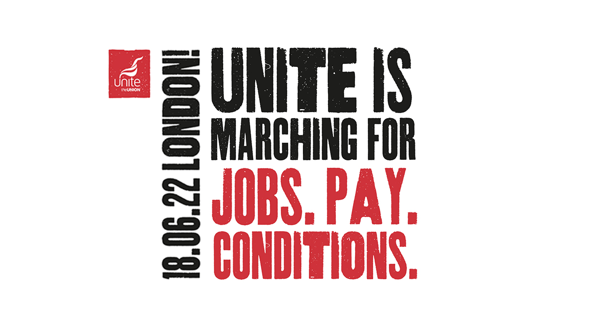 ✊ Today we're marching‼️

🎈 Make sure to head for the big Unite balloons!
🚩 Find your friends and pick up a flag.

🚫 We didn’t cause this #CostOfLivingCrisis.
🚫 We won’t pay for it.
📣 We #DemandBetter.

unitetheunion.org/demandbetter