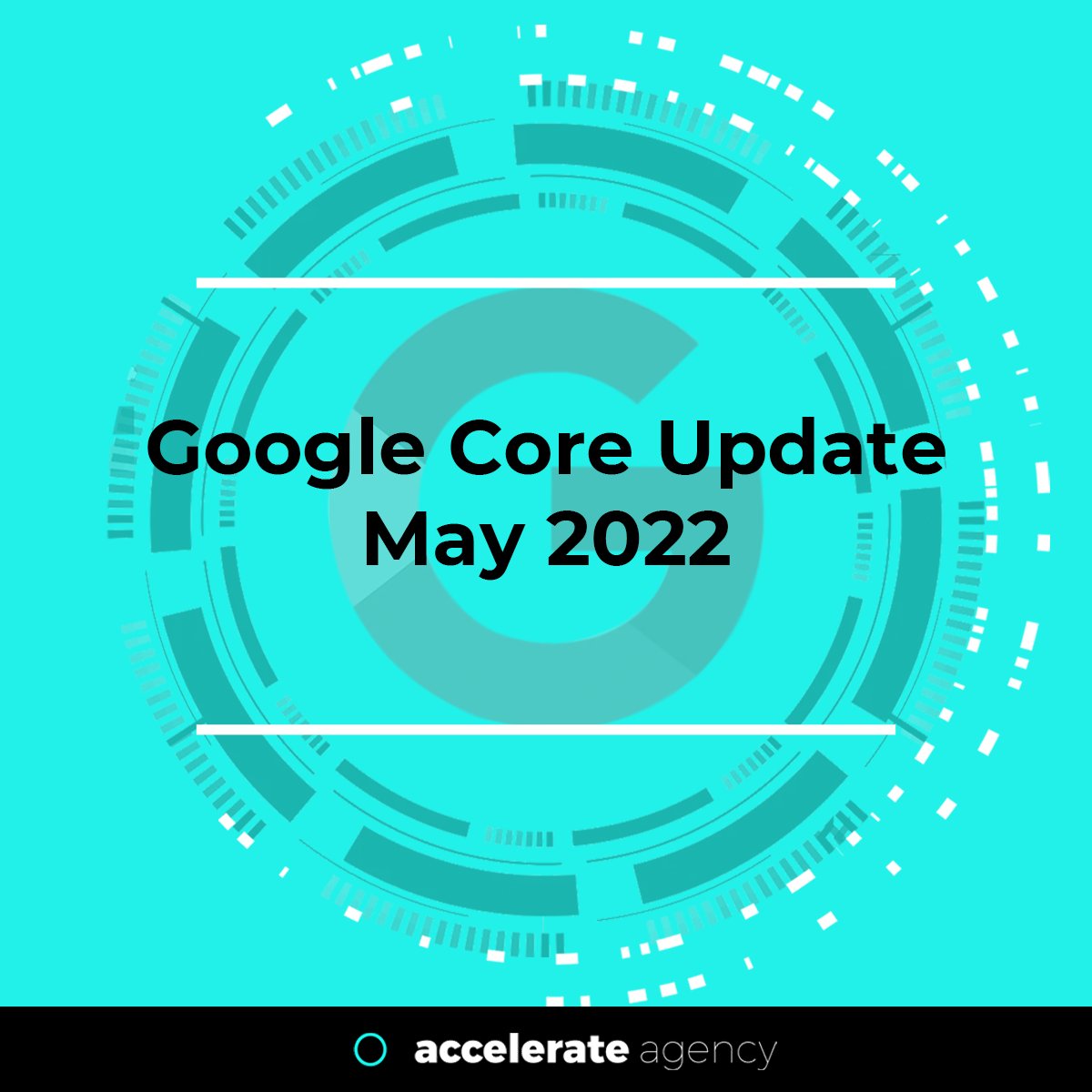 Last week Google announced that its May 2022 core update is complete and running.

This update modifies how results are ranked, and some sites will show up lower down in search results, but says Google this isn't necessarily because of problems on those sites.

#accelerateagency