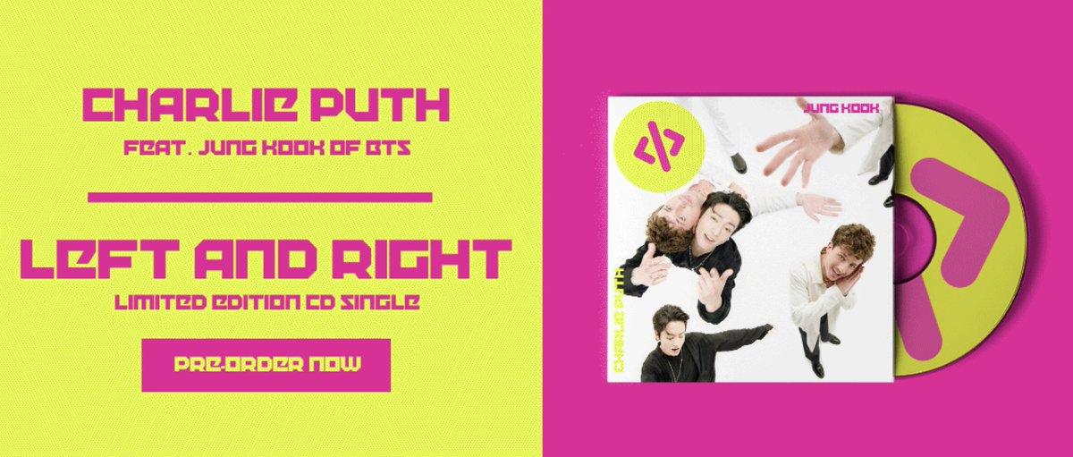 TheQueensInTown's tweet photo. 💜 GIVEAWAY TIME 💜 to celebrate the FIRST solo work after the announcement, i'm giving away ONE jungkook x charlie cd :)

RULES:
💜 like &amp; rt
💜 follow me
💜 reply with #jungkookxcharlieputh #leftandright tags :)

ENDS: when it's here (i give you updates)
OPEN WW 

GOOD LUCK 💜 https://t.co/Yc7R2Jqejp