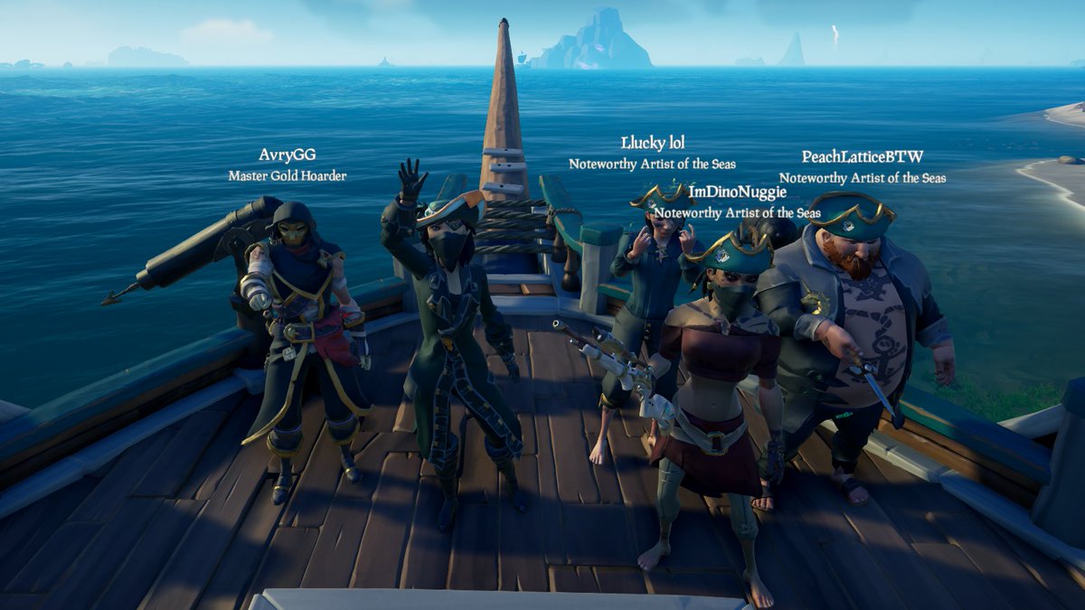 Saw fellow golden hour sails for the 1st time last night! We were distracted, thinking about switching to a bigger ship bc we were waiting for friends, when DinoNuggie &amp; crew rolled up &amp; sank us. I didn't even fight back, too excited to see who it was!😂Ty for the pic, GG guys!