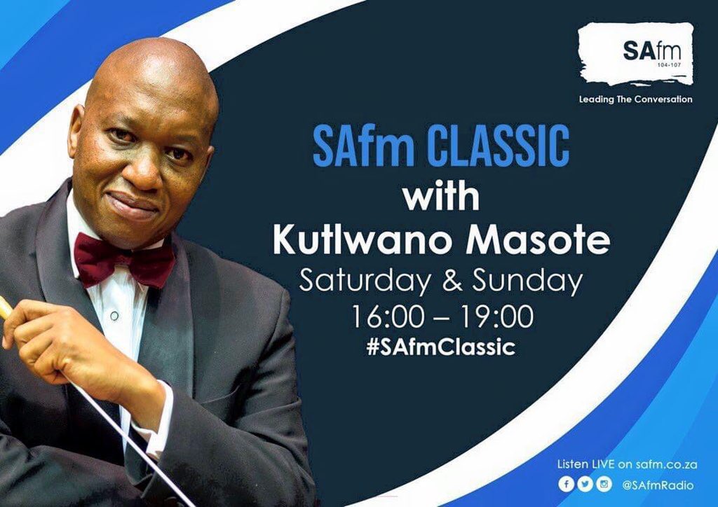 Kutlwano Masote (@kumasote) on Twitter photo <a href="/PumezaSoprano/">Pumeza Matshikiza</a> sings ‘O mio babbino caro’; <a href="/Sowetogospel/">Soweto Gospel Choir</a> team up with <a href="/wouterkellerman/">Wouter Kellerman</a> & <a href="/KZNPhilharmonic/">KZN Philharmonic</a> with an iconic Enoch Sontonga hymn; a tango by Carlos Gardel; a film triple play including Memoirs of a Geisha etc! Join me for #WeekendSundownerClassics on <a href="/SAfmRadio/">SAfmRadio 📻</a> 4-7pm. <a href="/PumezaSoprano/">Pumeza Matshikiza</a> sings ‘O mio babbino caro’; <a href="/Sowetogospel/">Soweto Gospel Choir</a> team up with <a href="/wouterkellerman/">Wouter Kellerman</a> & <a href="/KZNPhilharmonic/">KZN Philharmonic</a> with an iconic Enoch Sontonga hymn; a tango by Carlos Gardel; a film triple play including Memoirs of a Geisha etc! Join me for #WeekendSundownerClassics on <a href="/SAfmRadio/">SAfmRadio 📻</a> 4-7pm.