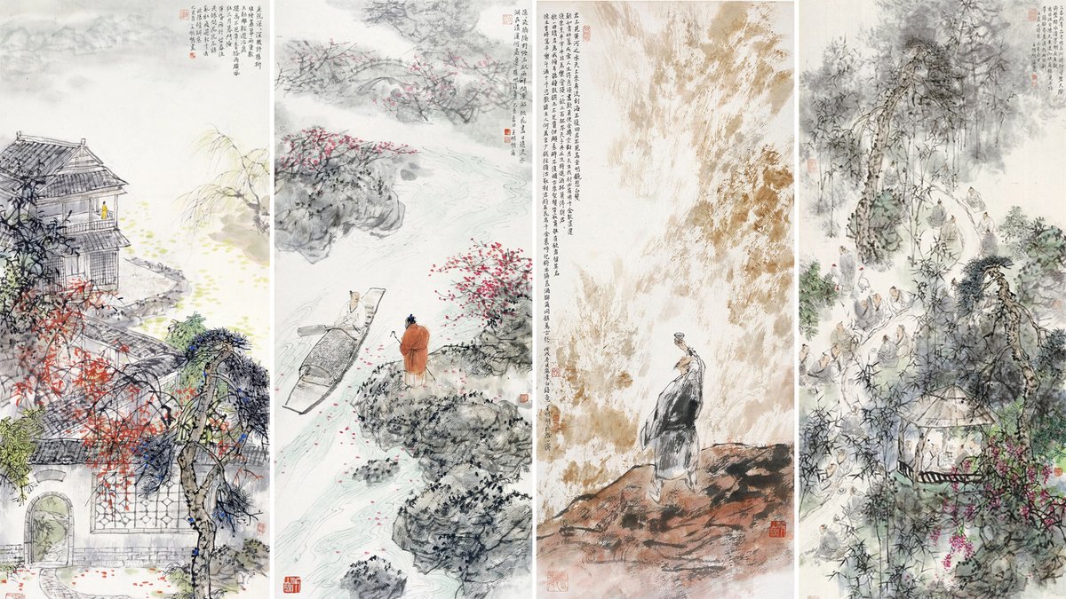 Chinese ink and wash painting was invented more than 1,000 years ago during the Tang Dynasty