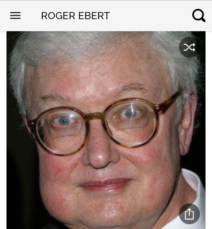 Happy birthday to this iconic movie reviewer. Happy birthday to Roger Ebert 