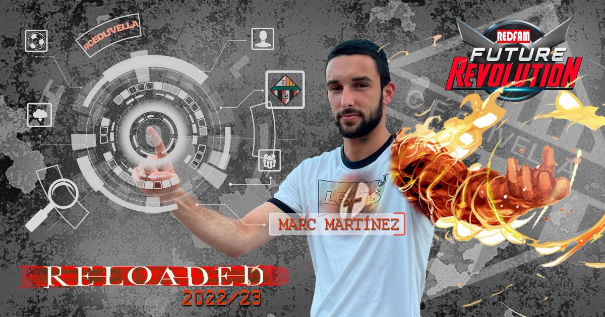 🔴🔃🔴 #REDLOADED: MARC MARTÍNEZ, EL TALLAFOCS PER LES DAVANTERES RIVALS, UNA TEMPORADA MÉS

Marc s’afegeix a la #FutureRevolution 2022/23.

Moltes gràcies Titu per creure-hi. El passat ja és història, revolucionem el futur. Sort i èxits!

#futbolcat #RedFam