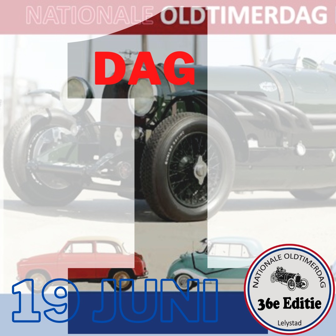 Nat_oldtimerdag's tweet photo. Morgen is het dan eindelijk zo ver! De 36ste editie van de Nationale Oldtimerdag.
Bekijk hier het programma:
https://t.co/Hkxbaq22C5

Tor morgen!

#countdown #vaderdagisoldtimerdag #oldtimer #oldtimers #evenement @lelystad #nationaleoldtimerdag https://t.co/R2wVCJ2UCA