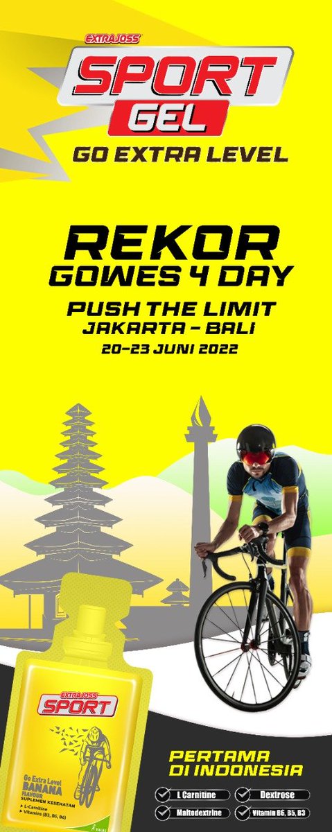 Dayuni__'s tweet photo. Kira2 bakal berhasil gak ya @tirta_cipeng nempuh jarak 1250 km Jawa-Bali cuma dlm 4 hari...? Capek banget pasti 😃
#JakartaBali4Days
#GoExtraLevel https://t.co/gQ142sNl2D