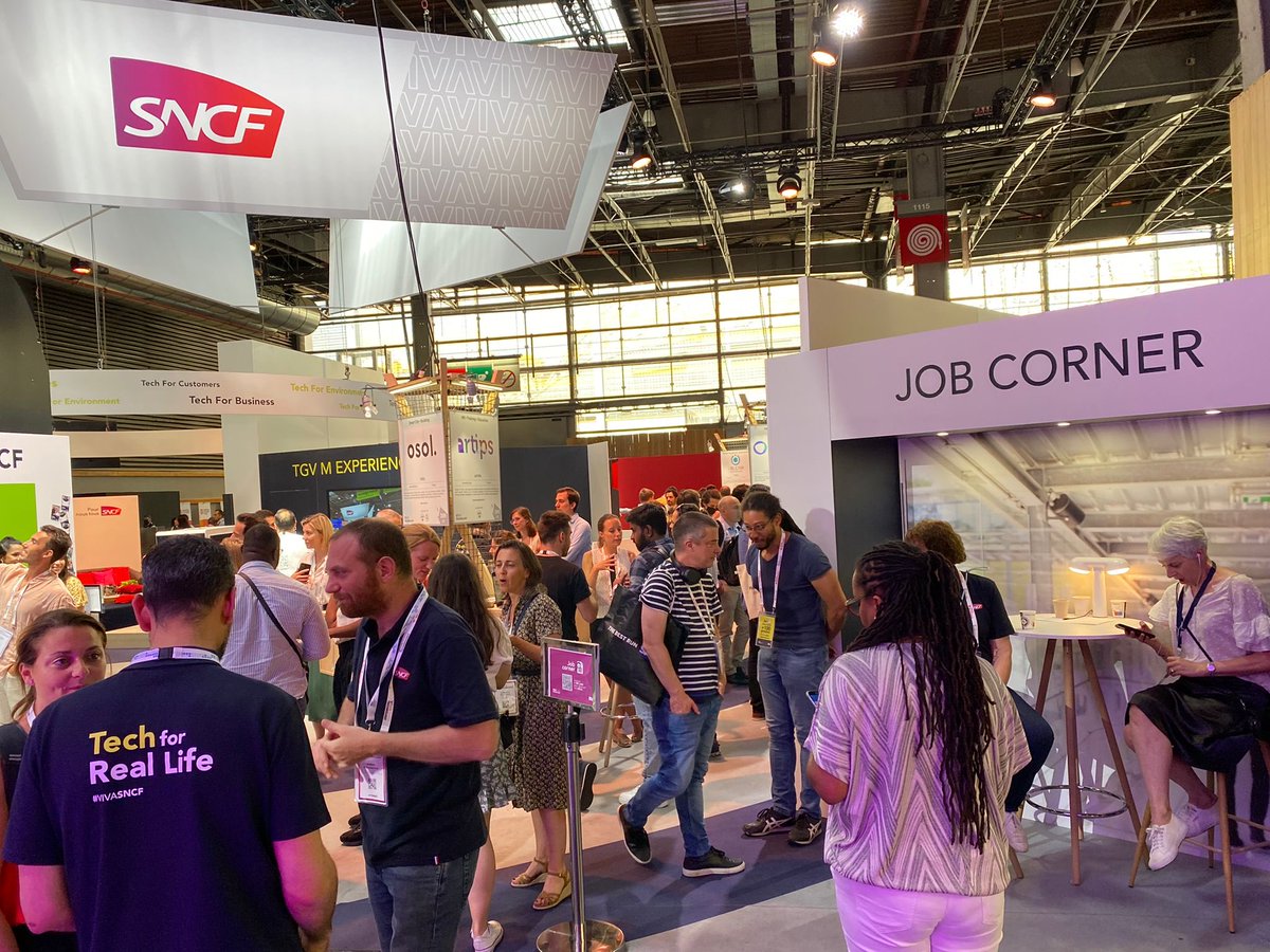 Anne Pruvot (@anne_pruvot) on Twitter photo Notre conviction: mettre l’innovation au service du réel
Retrouvons-nous aujourd’hui <a href="/VivaTech/">Viva Technology</a> avec <a href="/SNCFConnectTech/">SNCF Connect & Tech</a> pour parler de #SNCFConnect, notre service digital pour toutes les mobilités, ou encore de nos innovations pour les collectivités territoriales ! #VIVASNCF Notre conviction: mettre l’innovation au service du réel
Retrouvons-nous aujourd’hui <a href="/VivaTech/">Viva Technology</a> avec <a href="/SNCFConnectTech/">SNCF Connect & Tech</a> pour parler de #SNCFConnect, notre service digital pour toutes les mobilités, ou encore de nos innovations pour les collectivités territoriales ! #VIVASNCF