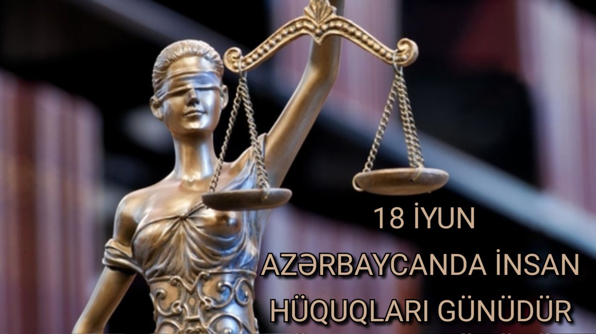 GunayQurbanov16's tweet photo. 18 iyun Azərbaycanda İnsan Hüquqları Günüdür!
https://t.co/kaGdZGpGnu
#İnsanhüquqları #hummanrights #milliinsanhüquqlarıgünü
#Azərbaycan https://t.co/IsGUfYqc0x