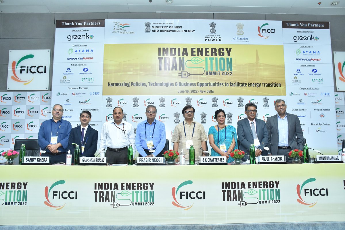 An engrossing opening Panel Discussion at India Energy Transition Summit moderated by Prabir Neogi, Mentor, FICCI Power Committee that extensively covered the significance of policy package to bring in transformative actions across energy systems