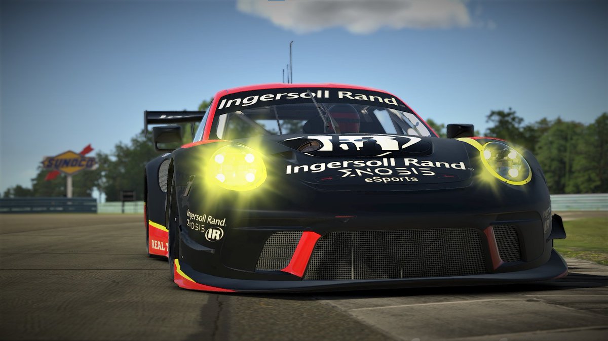 Y 3 equipos con el Porsche 911 GT3: Enosis Taronja con Víctor Morata y Zan Aparicio. Enosis Cat con Pol Nin y Jordi Ezponda. Enosis White: Jorge Correia y Maurizio Costanzo!!! Mucha suerte a todos los pilotos!!! 💪💪 #iracing #simracing #6hoursoftheglen  #ingersollrand